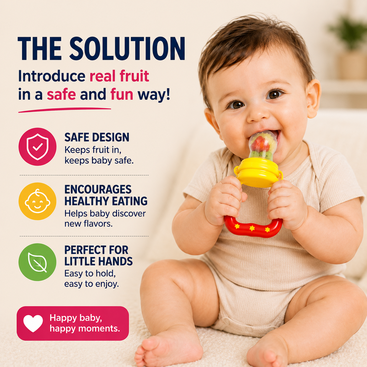 Baby Fruit Feeder & Teether