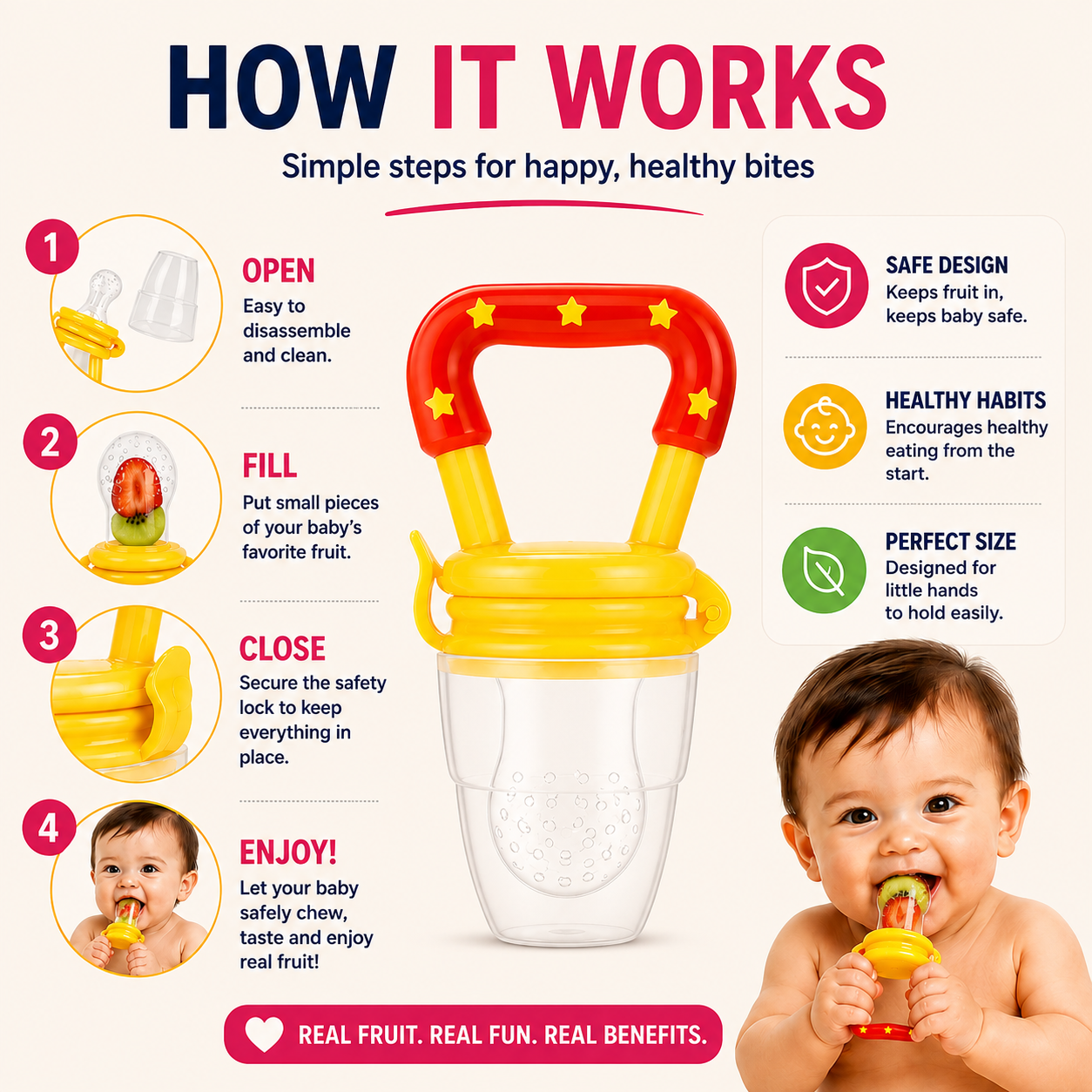 Baby Fruit Feeder & Teether